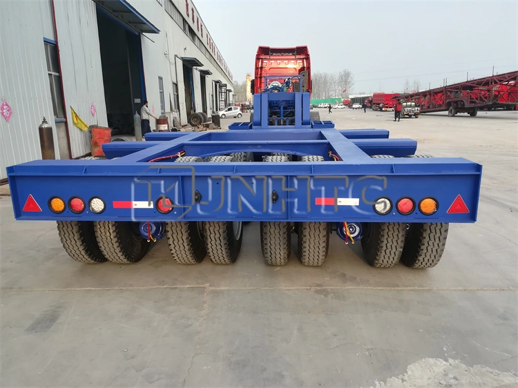 Six Axles in Two Three Lines Lowbed 80 Ton 100 Ton 120 Ton 150ton Low Loaders Low Bed Semi Trailer