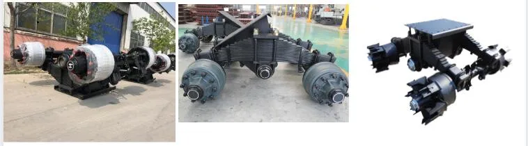 Luen Heavy Truck Trailer Parts Trailer Single -Point Suspension 24/28/32t Bogie Suspension