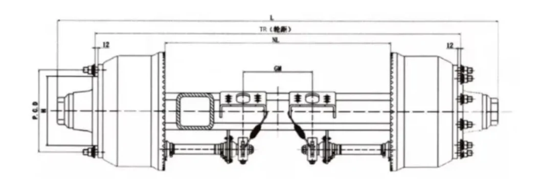 Low Loader Trailer 11 Ton Low Bed Axle Trailer for Excavator